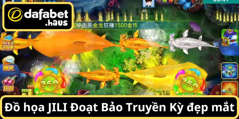 Đồ họa của game JILI Đoạt Bảo chân thực, hiệu ứng sống động