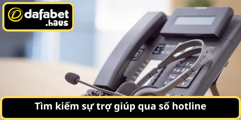 Liên hệ Dafabet thông qua số hotline