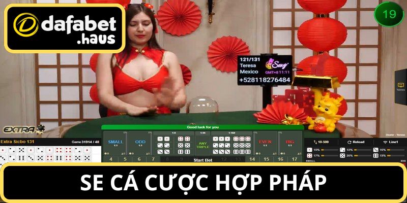 Đánh bạc tại sảnh SE hợp pháp