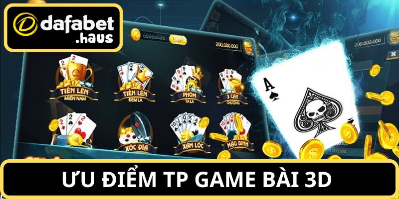 TP là sảnh game bài sở hữu nhiều thế mạnh vượt trội